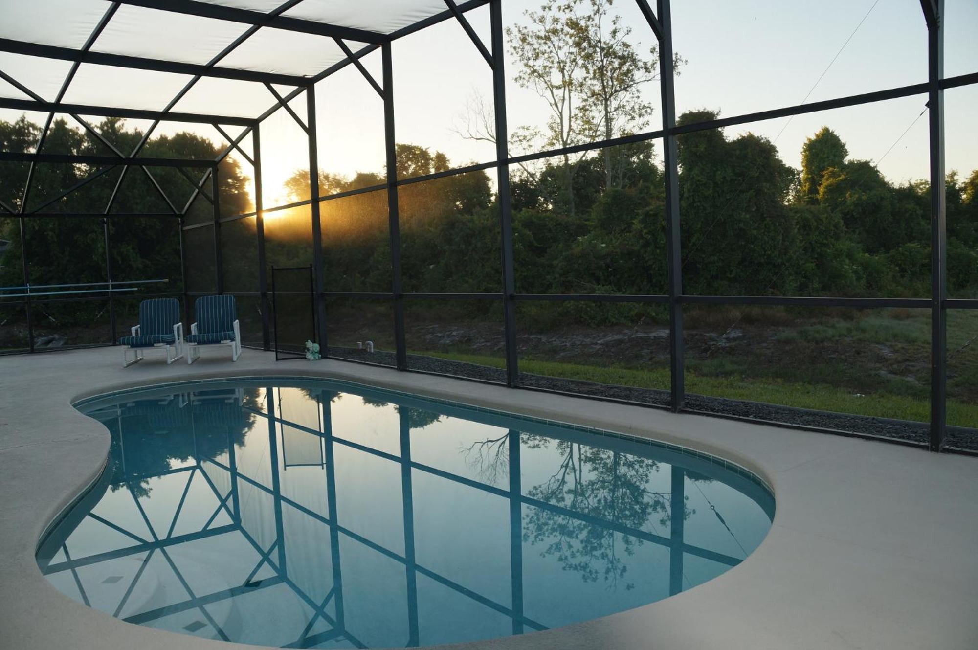 Villa Met Prive Zwembad Nabij Orlando Optional Heated Pool Dundee Экстерьер фото